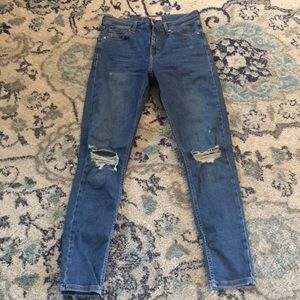 Washed but never worn Topshop Jeans 28 waist 32L